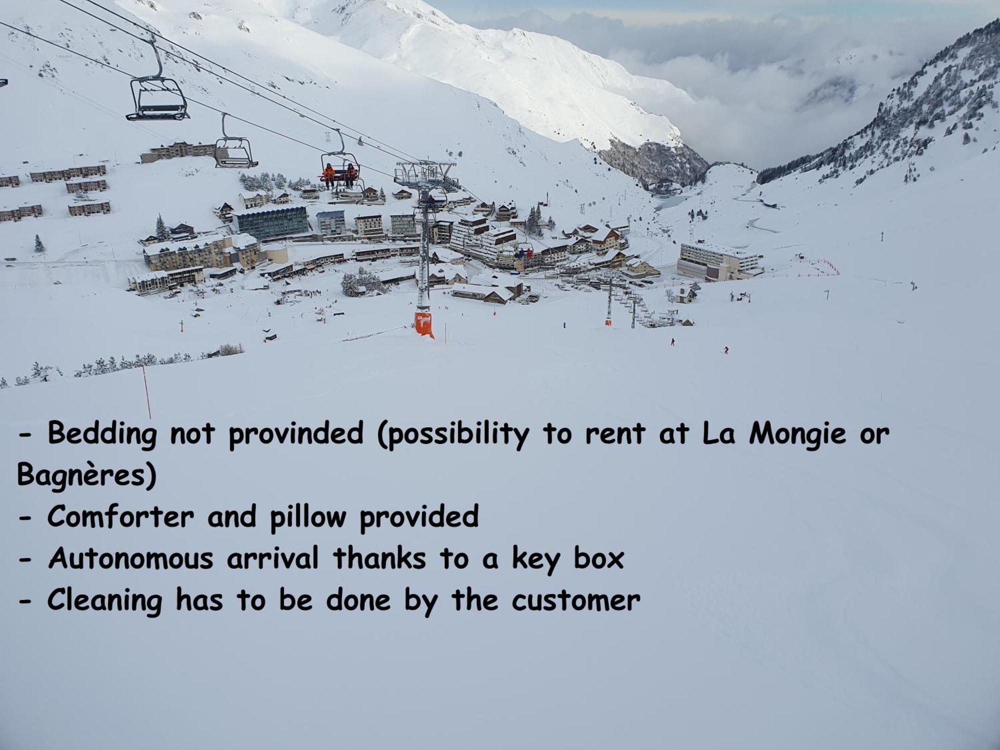 La Mongie, Studio Pieds Des Pistes, Parking Interieur Prive المظهر الخارجي الصورة